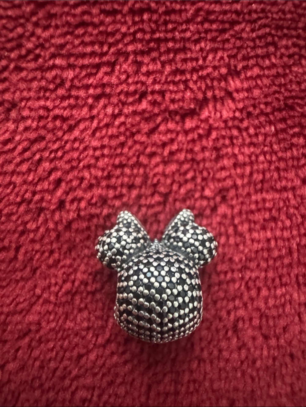 Pandora Minnie Mouse Pave CZ Charm - Picture 2 of 4
